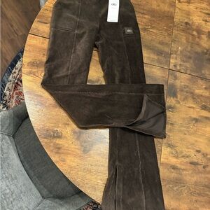Alo Corduroy Espresso Pants